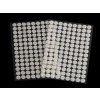 Suchý zips samolepiaci kolieska Ø10 mm (Farba 1 biela)