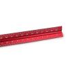 Triangular aluminum ruler, length 60 cm