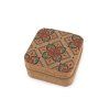 Sewing kit in a cork case