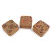 Sewing kit in a cork case