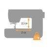 JANOME EASY JEANS HEAVY DUTY 523 m