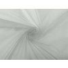 Organza tuhá dekoračná (Farba 1 biela)