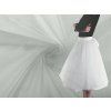 Organza tuhá dekoračná (Farba 1 biela)