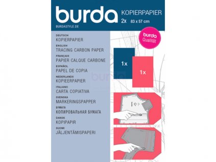 Kopírovací papier (modrý, červený) Burda