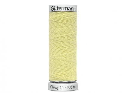 Vyšívacia niť svietiaca v tme Gütermann Glowy 40 100 m