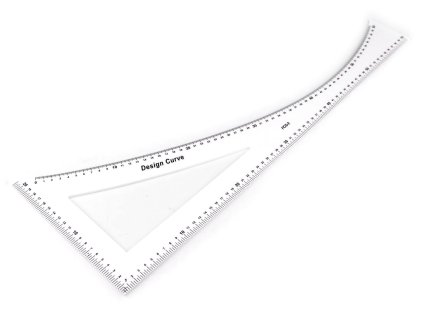 Krajčírsky príložník/pravítko dĺžka 60 cm