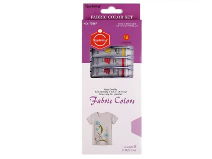 Farby na textil (12 farieb)