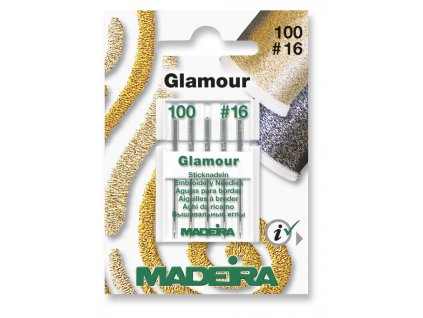 Vyšívacie ihly Madeira Glamour 100/16
