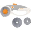 Rezacie koliesko na látku Fiskars, dve čepele 45 a 60 mm