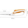 Pružinové nožnice na látky Fiskars Premier EasyAction 26 cm