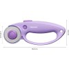 Rezacie koliesko na látku Fiskars 45 mm fialové