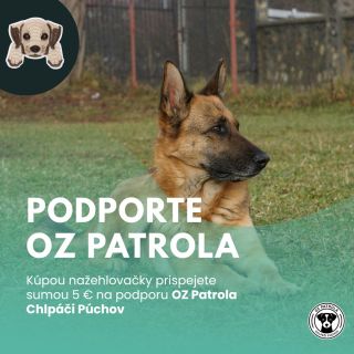 🐾 Podporte OZ Patrola Chlpáči Púchov nákupom nažehlovačky 🐶 Kúpou nažehlovačky prispejete sumou 5 € na podporu OZ Patrola...