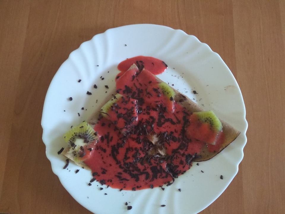 Banánové palacinky s gaštanovou múkou