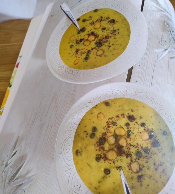 Krémová cícerová polievka