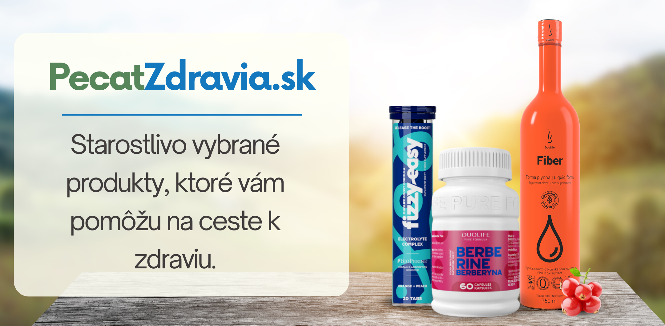 Starostlivo vybrané produkty
