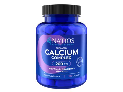 20717 natios chelated calcium complex vapnik s vitaminmi d3 a k2 mk 7 200 mg 100 kapsul