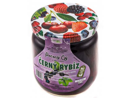 Peceny caj s alkoholem cerny rybiz s ginem 430 ml