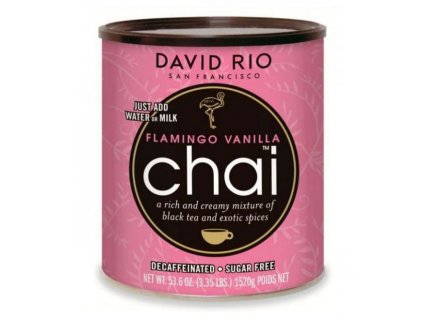 chai latte david rio flamingo vanilla gastro doza 1520g je mozne pripravit cca 55 porci