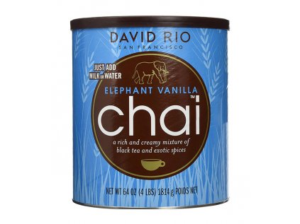 chai latte david rio elephant vanilla gastro doza 1816g lze připravit až 64 šálků