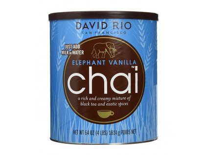 chai latte david rio elephant vanilla gastro doza 1816g lze připravit až 64 šálků