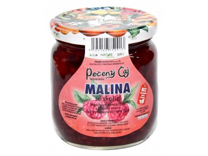 sklenice peceny caj malina 430 ml na 10 salku caje