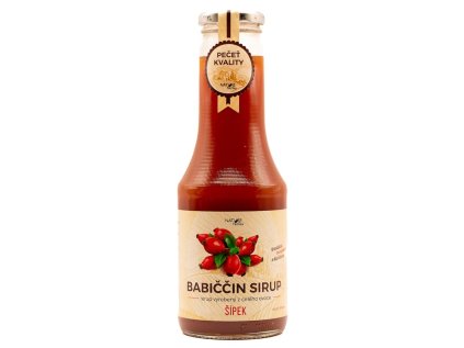 nature notea sirup ovocny sipek 500ml v sklenene lahvi