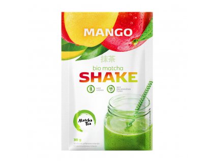 matcha tea shake mango produktova foto