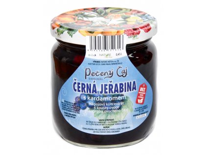 Pečený čaj - Černá jeřabina s kardamomem 430ml