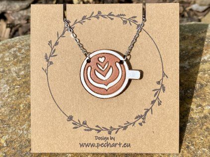 Náhrdelník Caffe latte