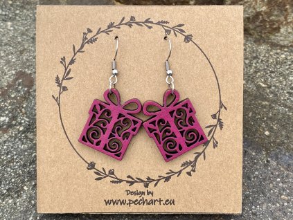 Náušnice Vánoční dárečky