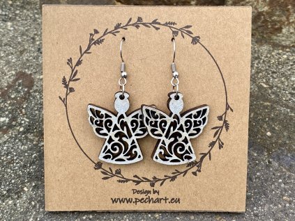 Náušnice Vánoční andílci