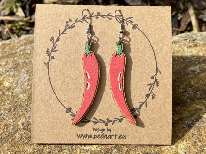 Náušnice Chilli papričky