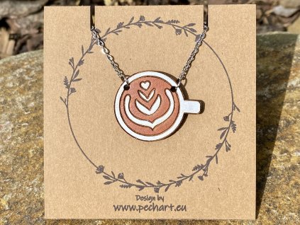 Náhrdelník Caffe latte