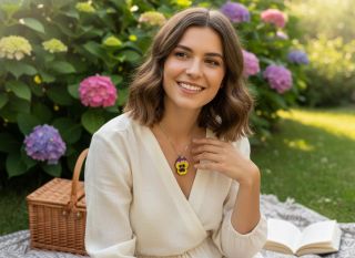 Naše dřevěná maceška vám rozkvete přímo na srdci 💜🌸 lehká, ručně vyráběná a plná detailů, které potěší každý den.