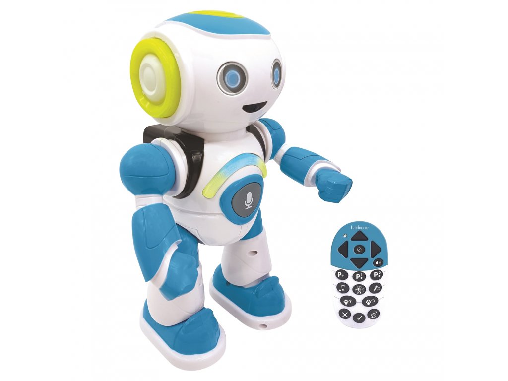 Mluvící robot Powerman Junior se světelnými efekty, dálkové ovládání -  PECKAHRACKY.CZ