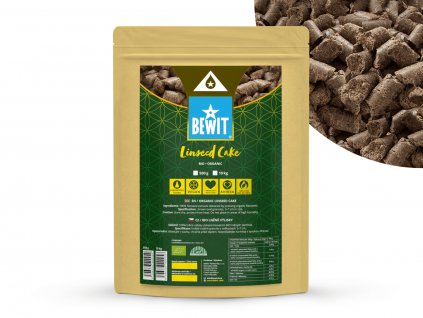 BEWIT Lněné výlisky BIO - 10 kg