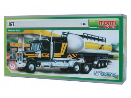 Stavebnice Monti System MS 38 JET Western Star 1:48 v krabici 32x17x8cm