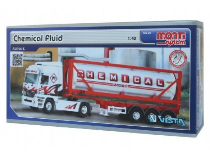 Stavebnice Monti System MS 60 Chemical Fluid Actros L-MB 1:48 v krabici 31,5x16,5x7,5cm