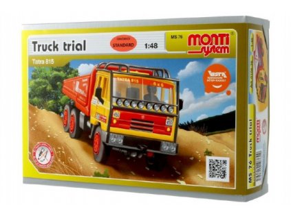 Stavebnice Monti System MS 76 Truck Trial Tatra 815 1:48 v krabici 22x15x6cm
