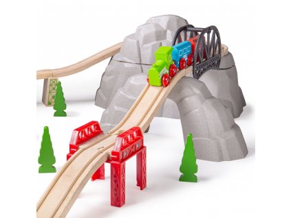 Bigjigs Rail Set vysokohorská dráha