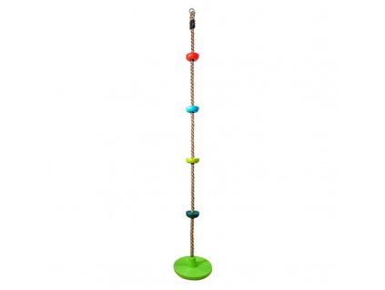 2Kids Toys Dětské šplhací lano s disky barevné