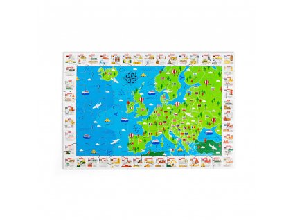 Bigjigs Toys Puzzle Evropské památky