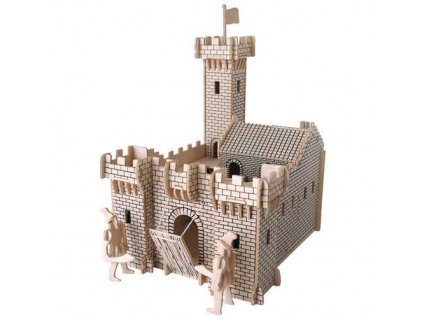 Woodcraft Dřevěné 3D puzzle hrad I