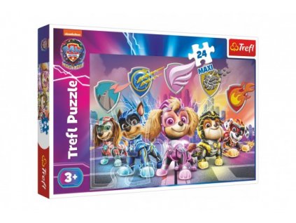 Puzzle MAXI Mise štěňat Tlapková patrola/Paw patrol 24 dílků v krabici 40x27x6cm