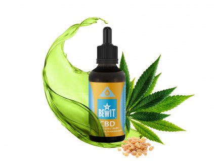 BEWIT CBD BROAD SPECTRUM 3000 mg s kadidlovým esenciálním olejem - 50 ml