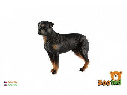 Rottweiler - pes domácí zooted plast 8cm v sáčku