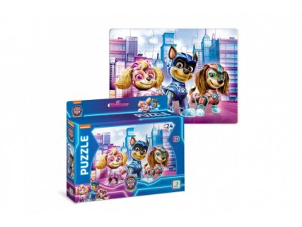 Puzzle Tlapková patrola/Paw Patrol 27x20cm 24 dílků v krabičce 20x16x3,5cm