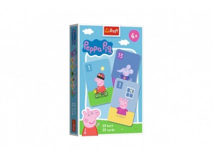 Černý Petr Prasátko Peppa/Peppa Pig společenská hra - karty v krabičce 6x9cm