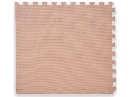 BABY Pěnový koberec tl. 2 cm - béžový 1 díl s okraji