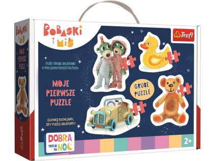 Baby puzzle Dobrou noc, Treflíci 4v1 (3,4,5,6 dílků)